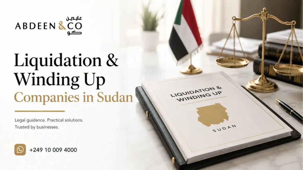 Liquidation winding up companies sudan